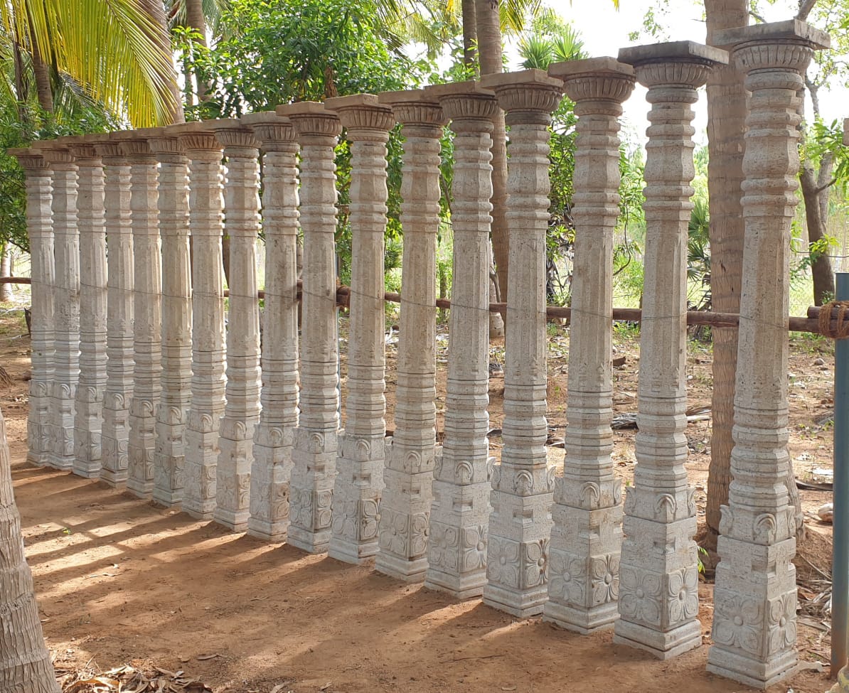 wooden arts work in karaikudi